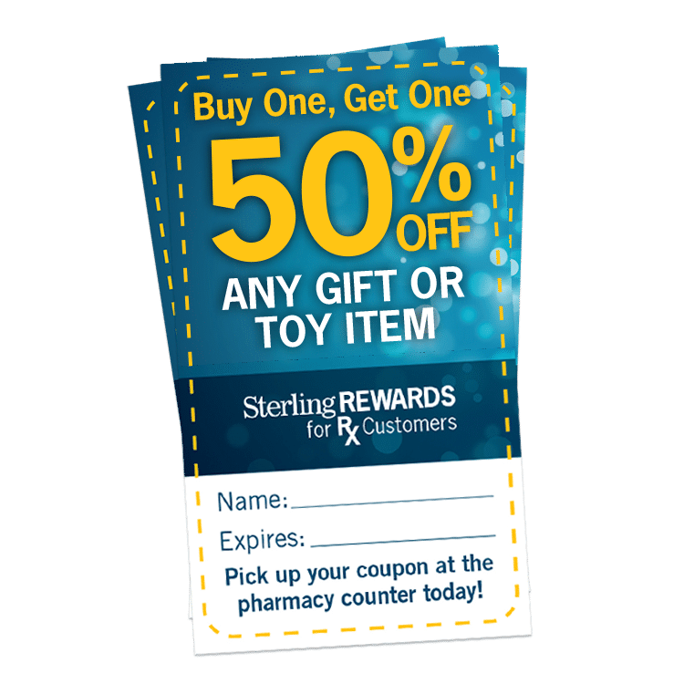 50% Off Any Gift or Toy Item